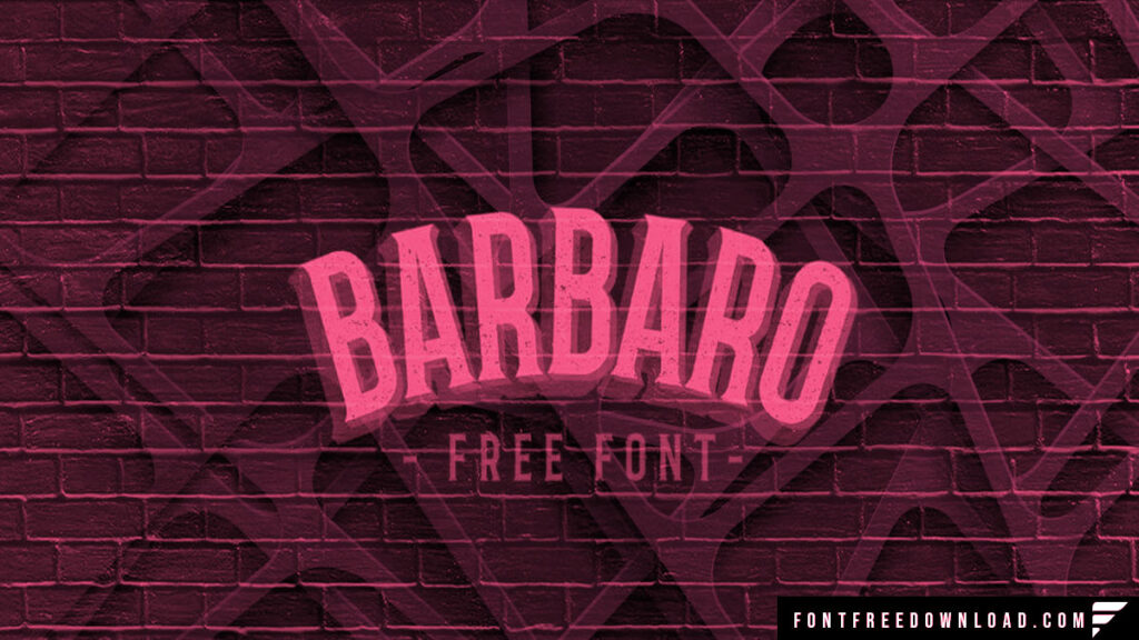 Free Barbaro Western Font