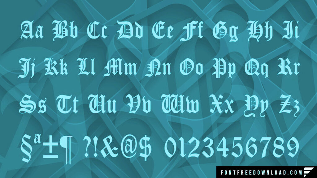 Free Cloister Black Font: Elevate Your Designs at No Cost