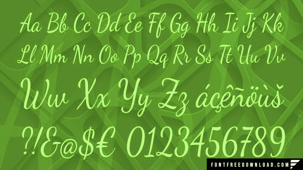 Free Dancing Script Typeface