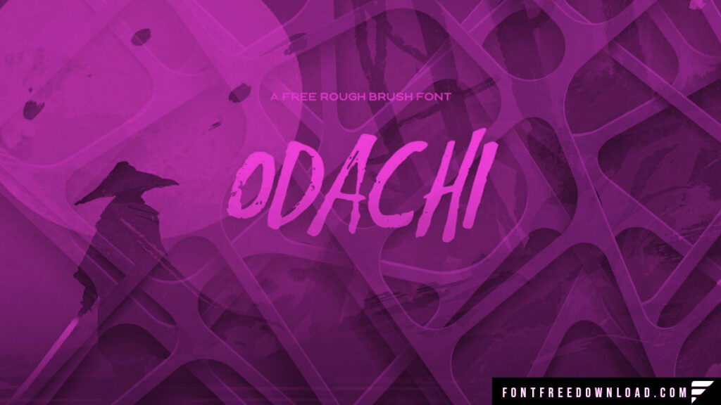 Free Odachi Brush Font Download
