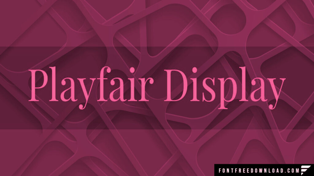 Free Playfair Display Font