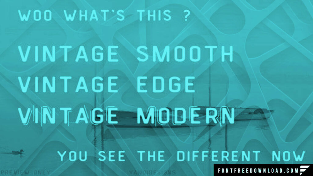 Free Vintage Modern Font: Embrace Timeless Elegance at No Cost