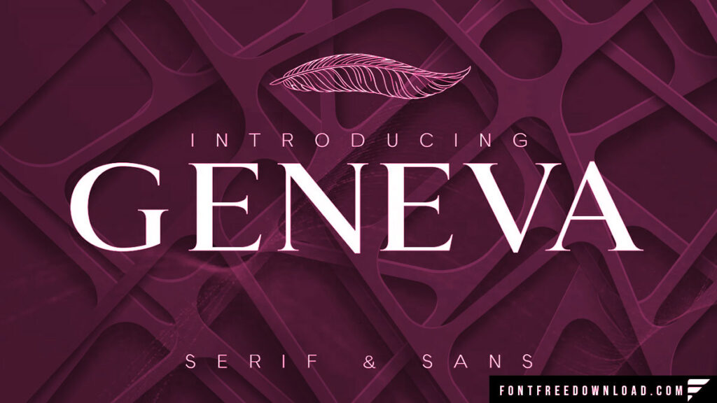 Geneva Font Free Download
