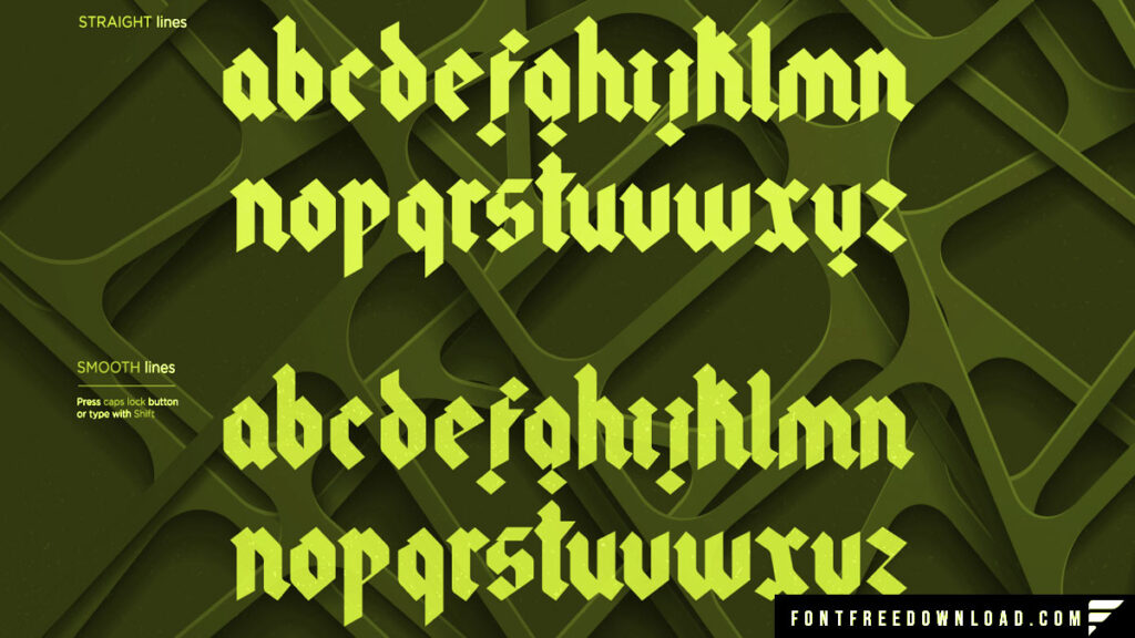 Gothic Modern Typeface Free Download
