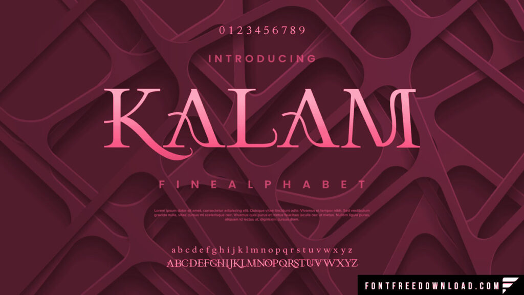 Kalam Font Download for Desktop