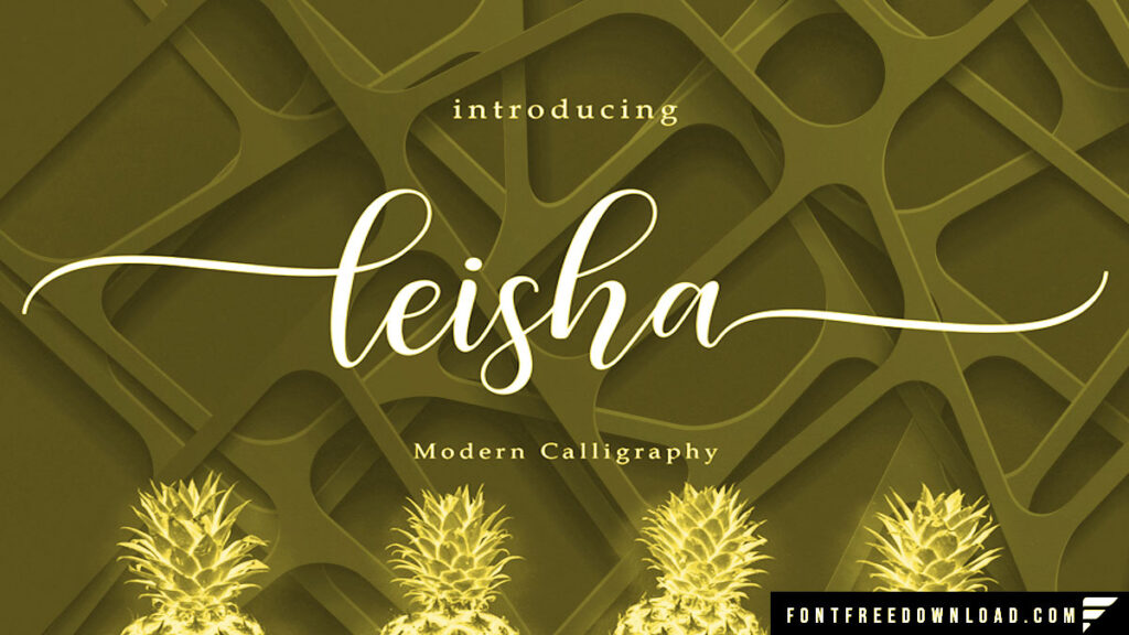 Leisha Font Free Download