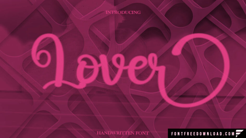 Lover Font Free Download