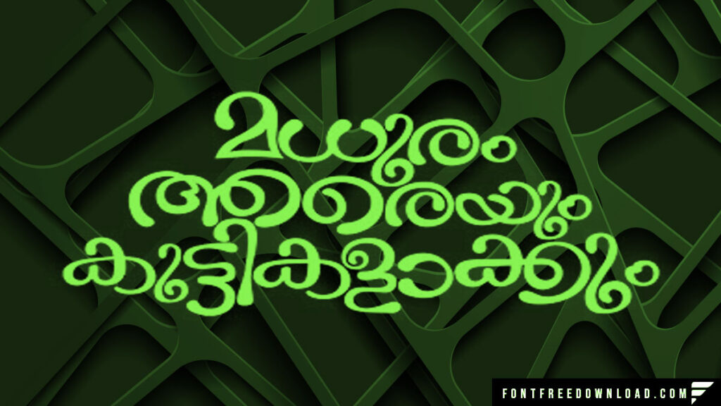 Malayalam Font Free Download
