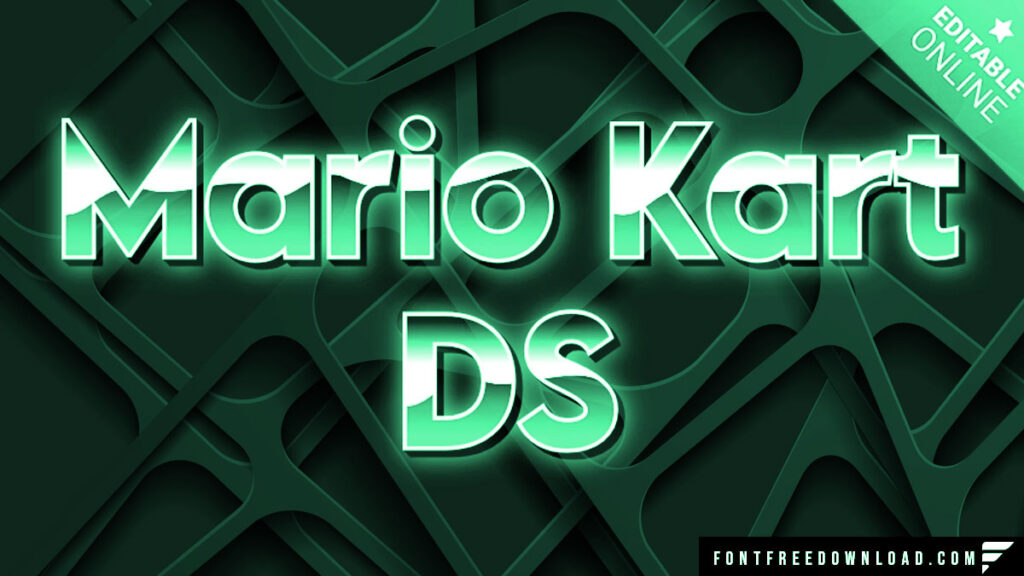 Mario Kart Ds Font Free Download