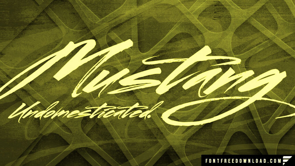 Mustang Font Family Free Download