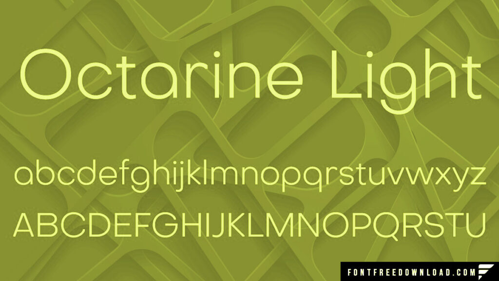 Octarine Font Family Free Download