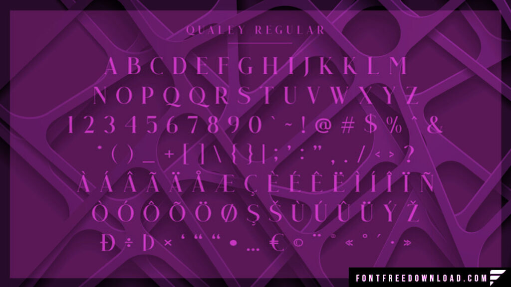 Qualey Elegant Serif Font Free Download