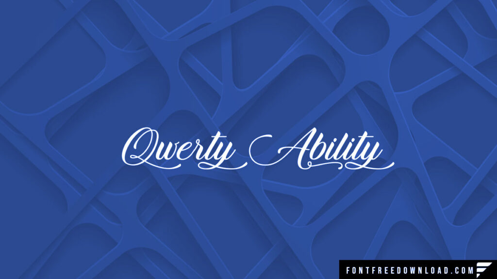 Qwerty Ability Font Free Download
