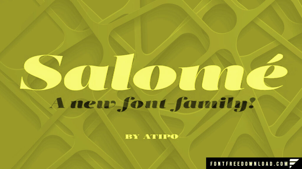 Salome Font Download for Desktop
