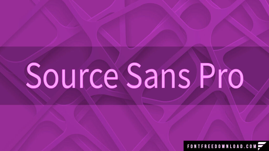 Source Sans Pro Font Free Download