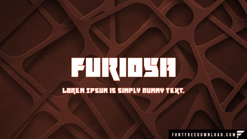 The Font Family of Furiosa