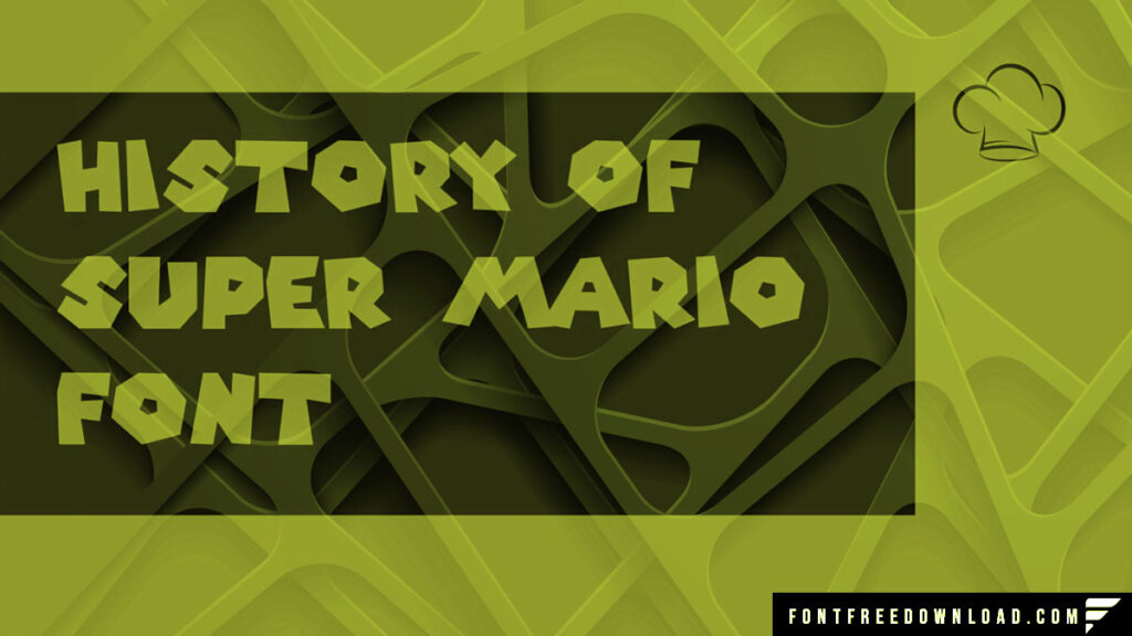 The History of the Super Mario Font