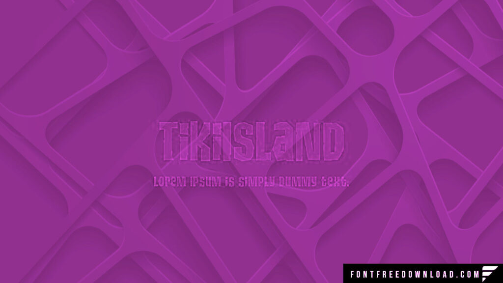 Tiki Island Font Free Download