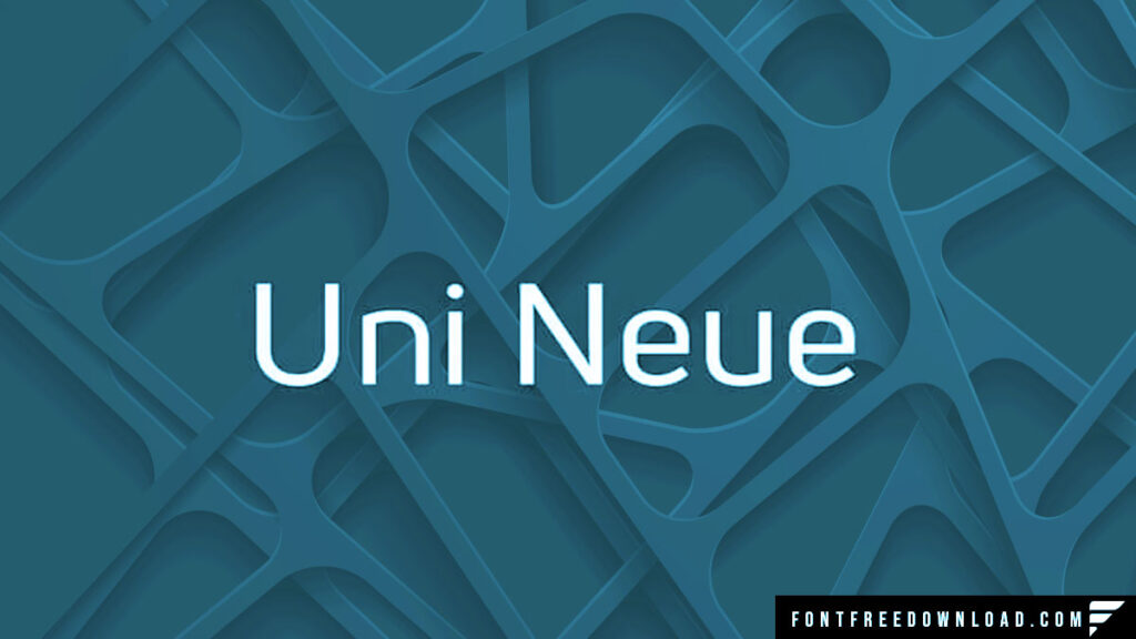 Uni Neue Font Free Download TTF