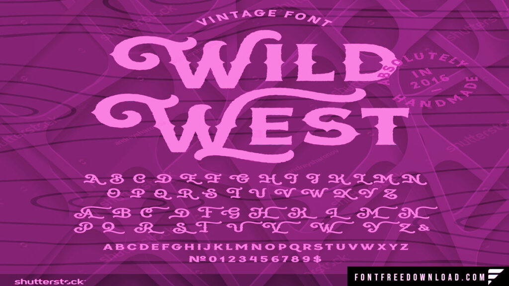 Wildwest Brush Font Free Download