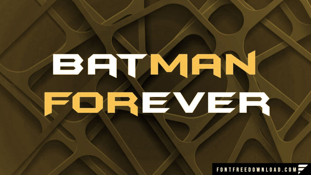 Batman Forever Font Free Download