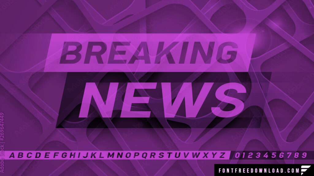 Breaking News Font Free Download