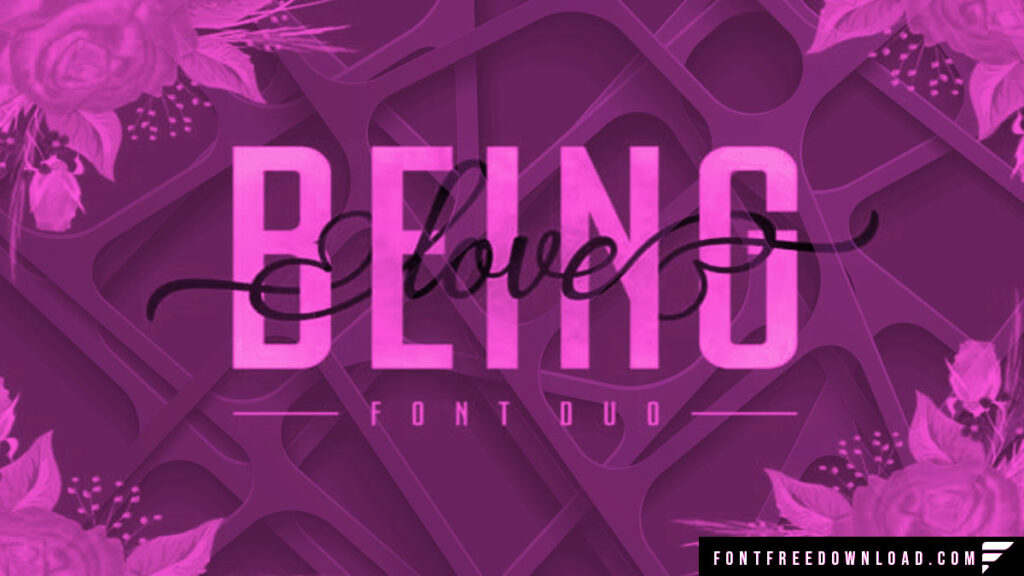 Free Download: Being Love Duo Font