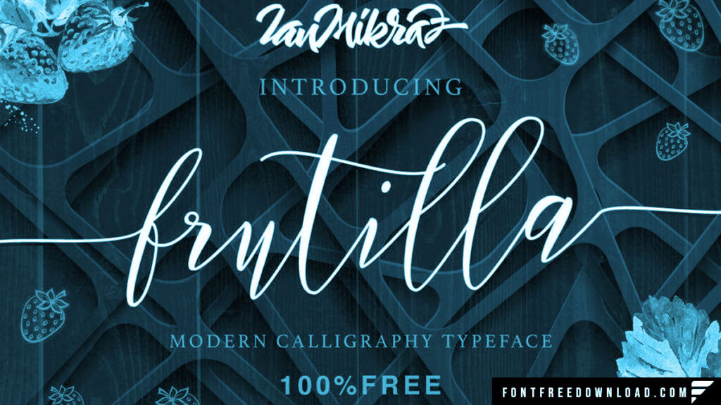 Free Frutilla Script Typeface