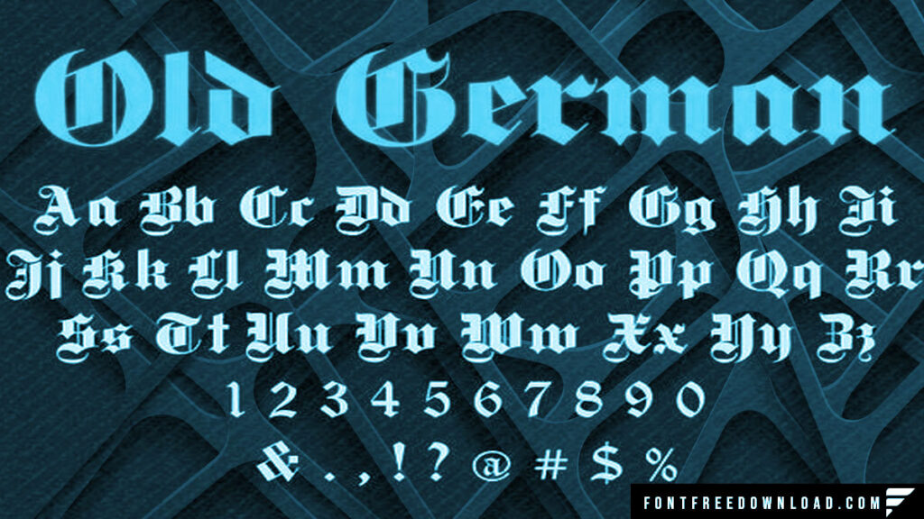 Germany Font Free Download