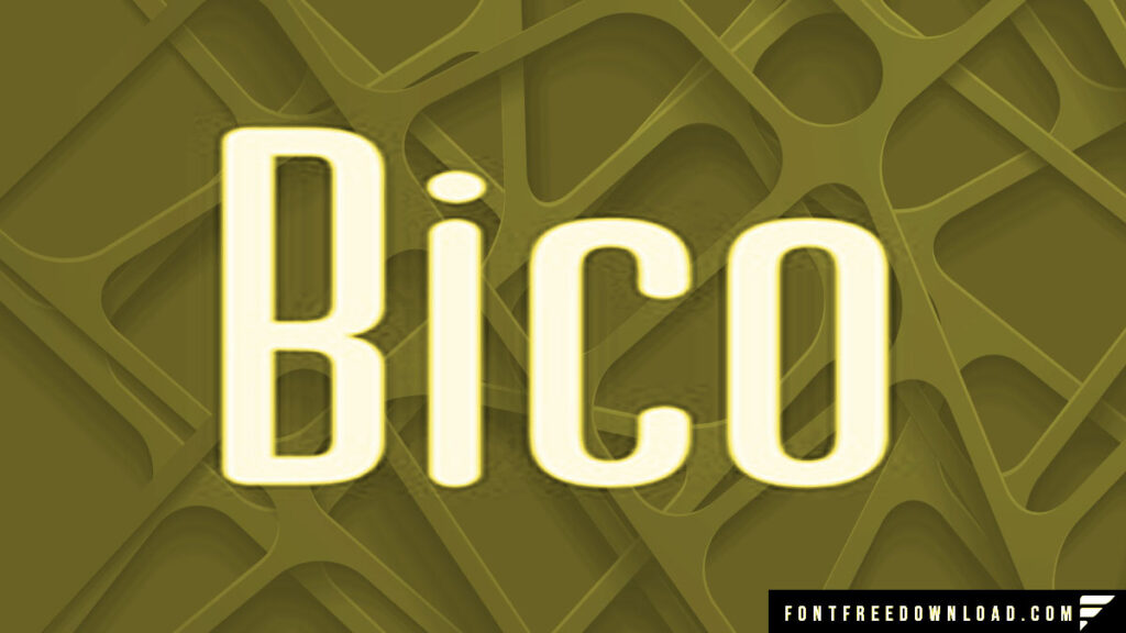 Introducing the Bico Typeface Family: A Modern Typography Solution