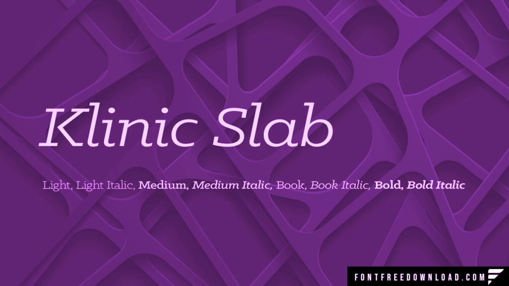 Klinic Slab Font Free Download