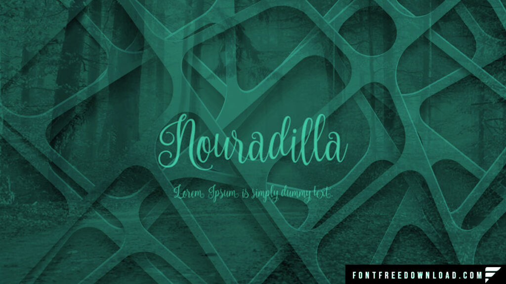 Nouradilla Script Font Free Download