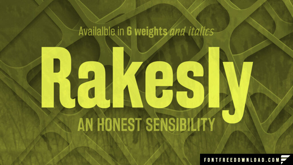 Rakesly Font Family Free Download