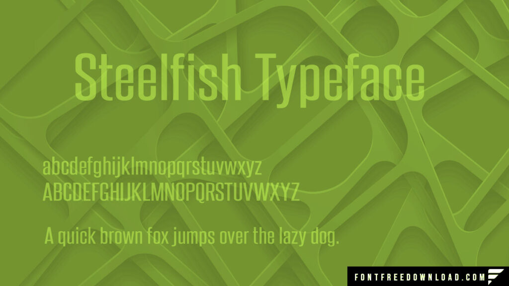 Steelfish Font Family Free Download