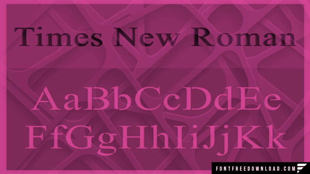 Time Roman Normal Font Free Download