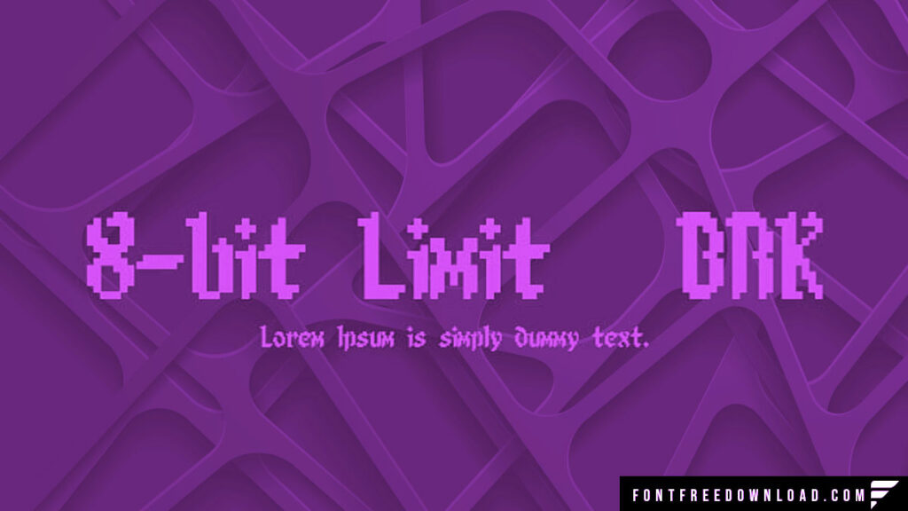 8 Bit Limit Font Free Download