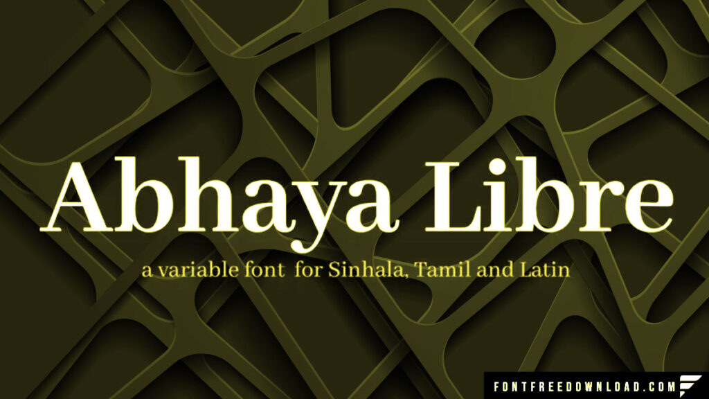 Abhaya Libre Font Free Download