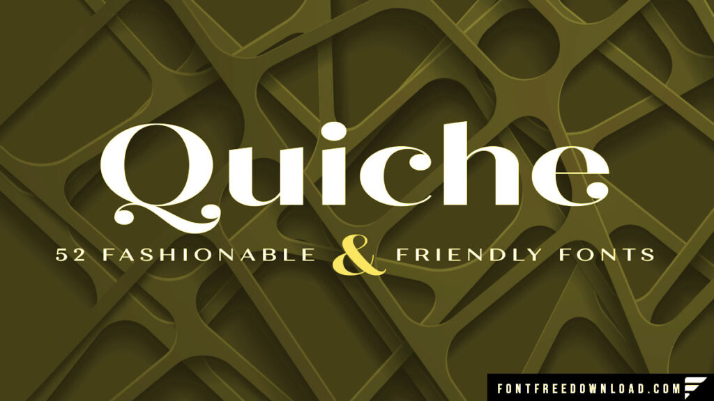 Additional Applications of Quiche Font