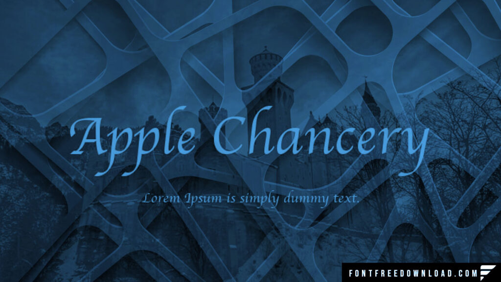 Apple Chancery Font Family Free Download