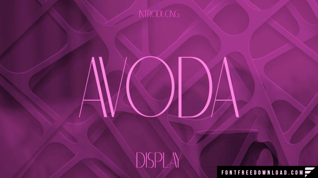 Avoda Font Free Download
