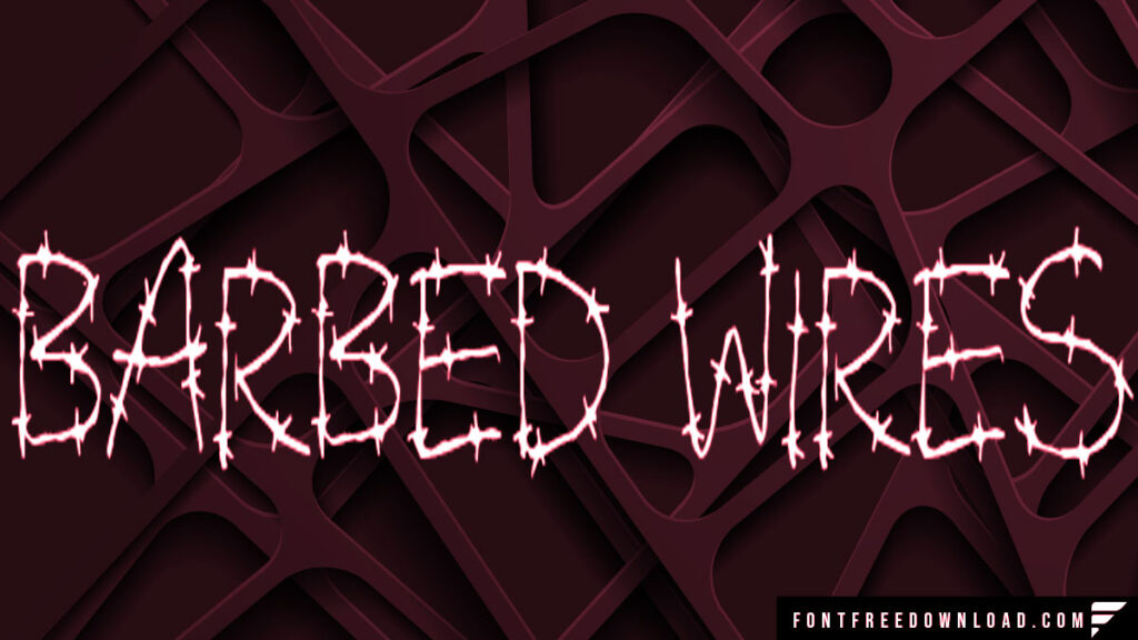 Barbed Wire Font Free Download