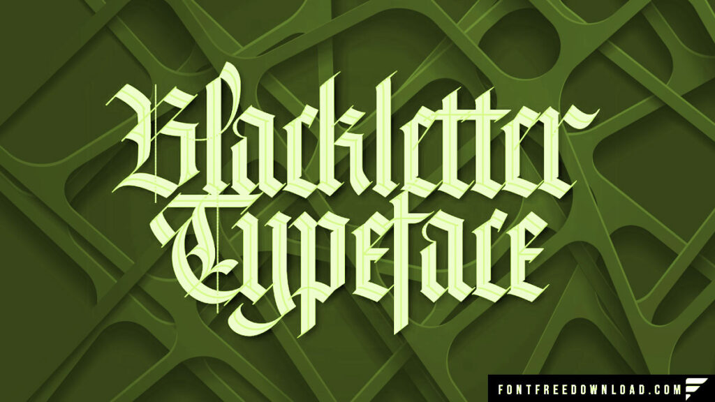 Blackletter Font Free Download