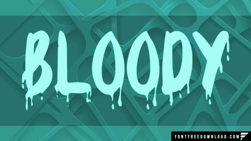 Bloody Font Free Download