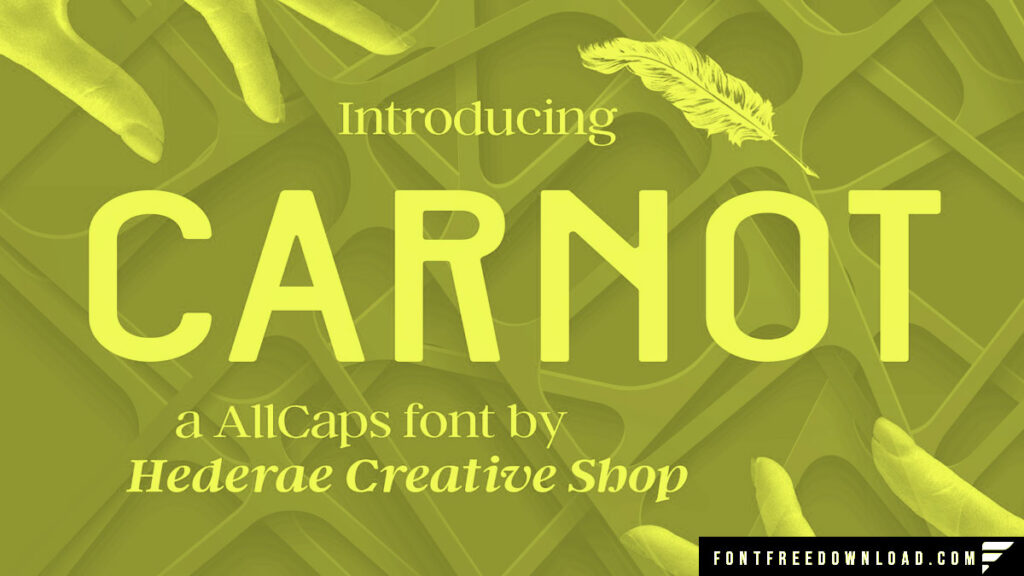 Carnot Font Free Download