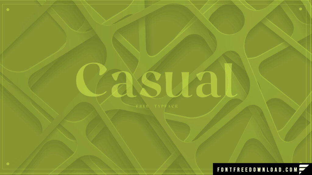 Casual Font Free Download