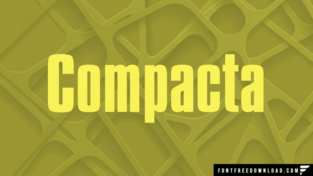 Compacta Font Free Download