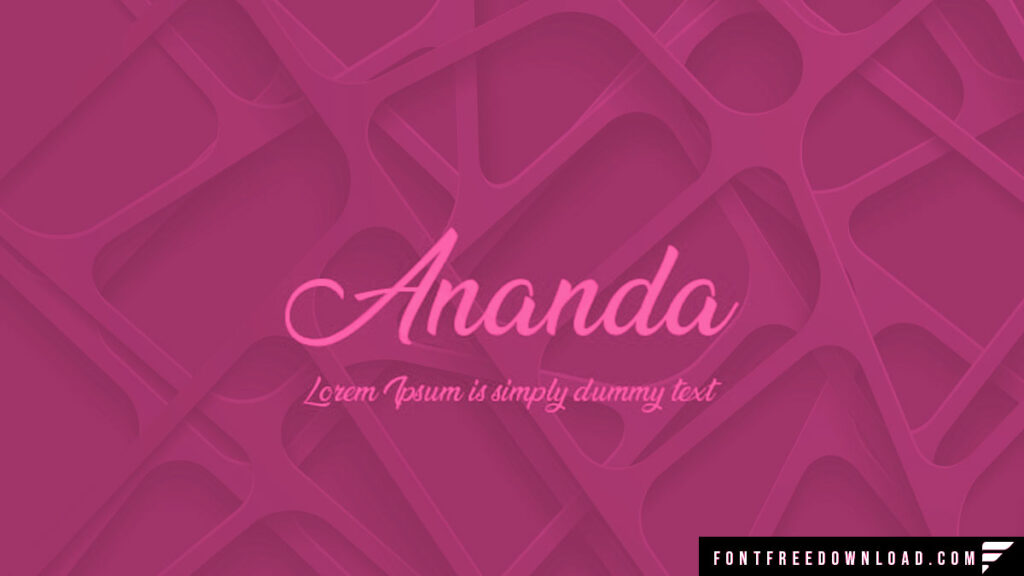 Download Ananda Font for Free