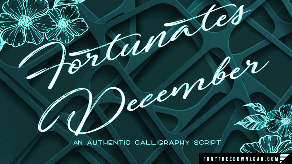 Download Fortunates December Font for Free