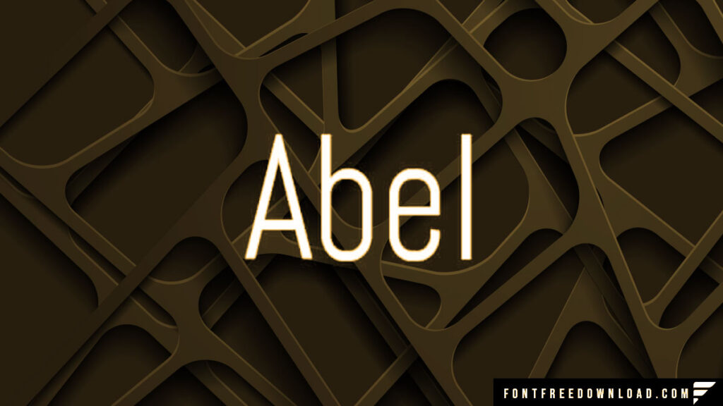 Exploring the Versatility of the Abel Typeface