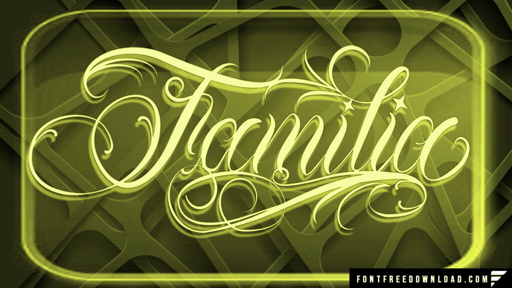 Familia Tattoo Font Free Download